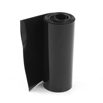 115mm Black PVC Heat Shrink Film Tubing For 18650 Battery